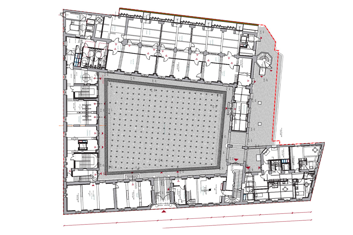 Hotel Scipion plan d'architecte